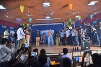 Yuddham Sharanam Team At Eluru and Bhimavaram Colleges